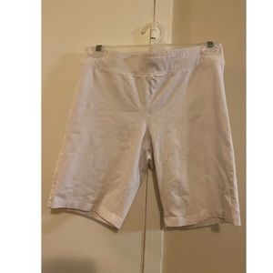White Medium Sized Shorts